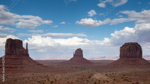 west mitten view at monument valley