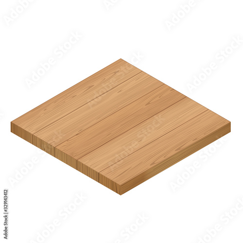 Isometric Wooden Floor