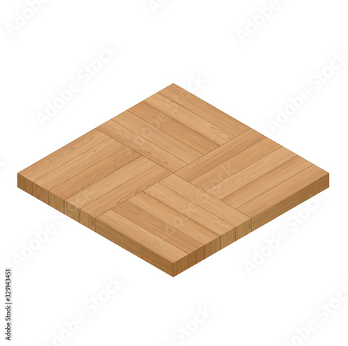 Isometric Wooden Floor