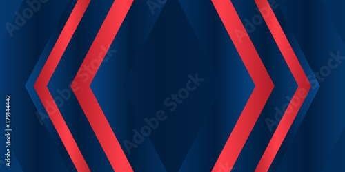  Abstract red navy blue presentation background. Vector illustration design for presentation, banner, cover, web, flyer, card, poster, wallpaper, texture, slide, magazine, and powerpoint. 