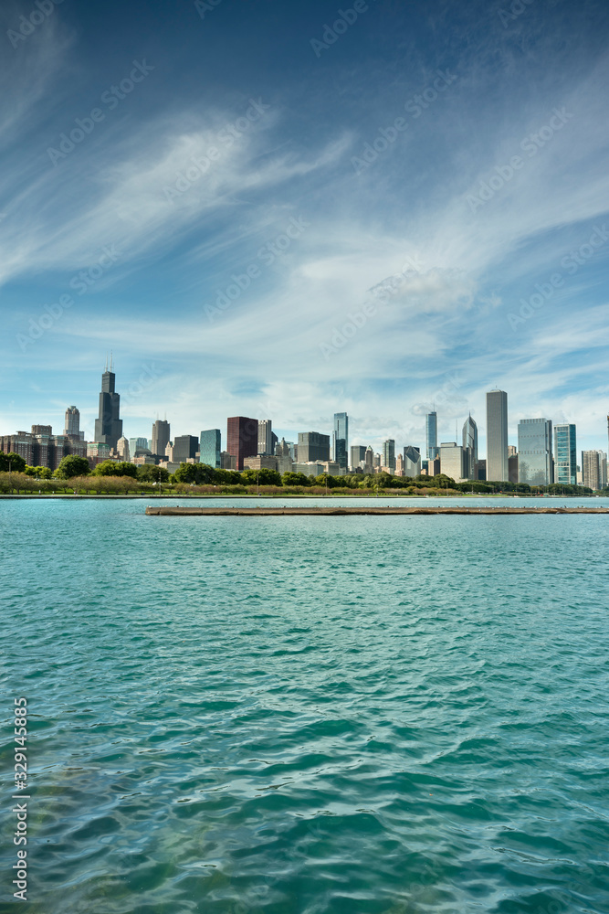 Chicago Illinois skyline
