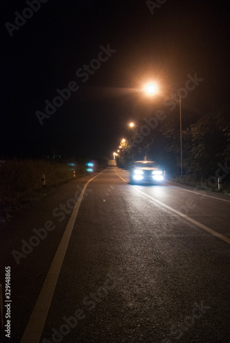 Makhamkhu Road In night