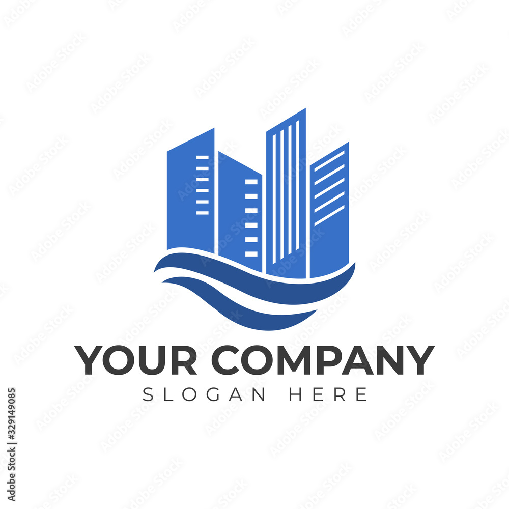 Business and Building Logo Company Business and Building Logo Company