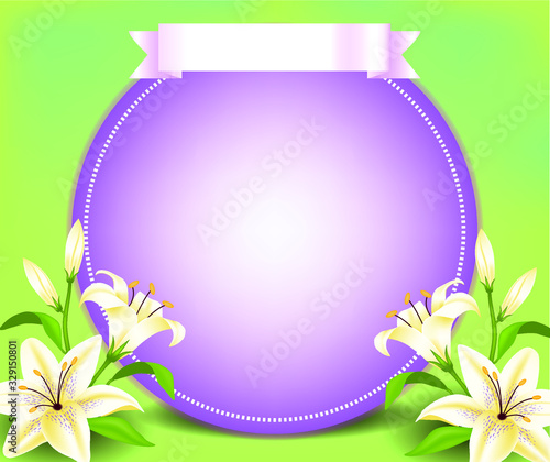 lirios blancos con circulo 