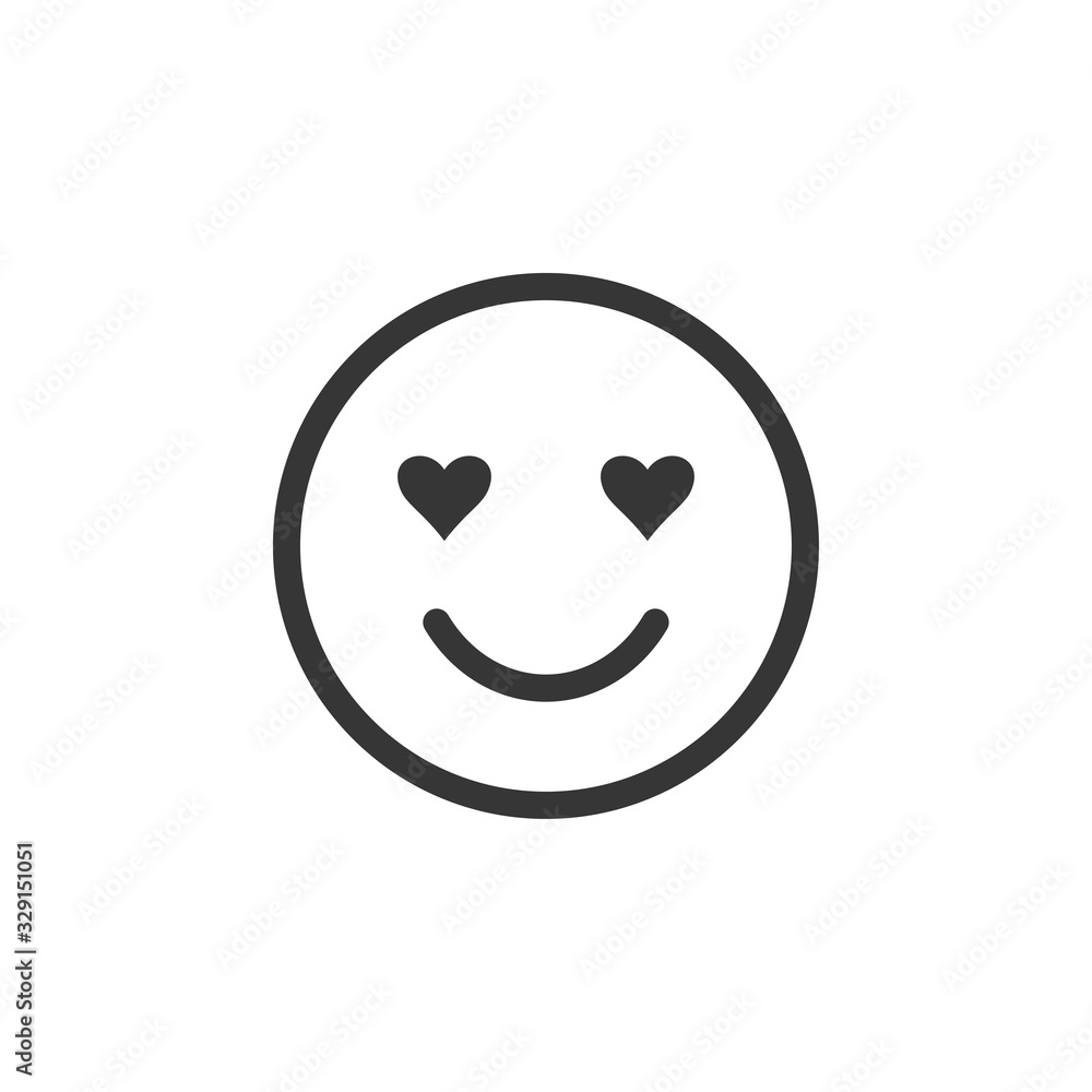 Obraz premium Emoticon Icon Vector Illustration