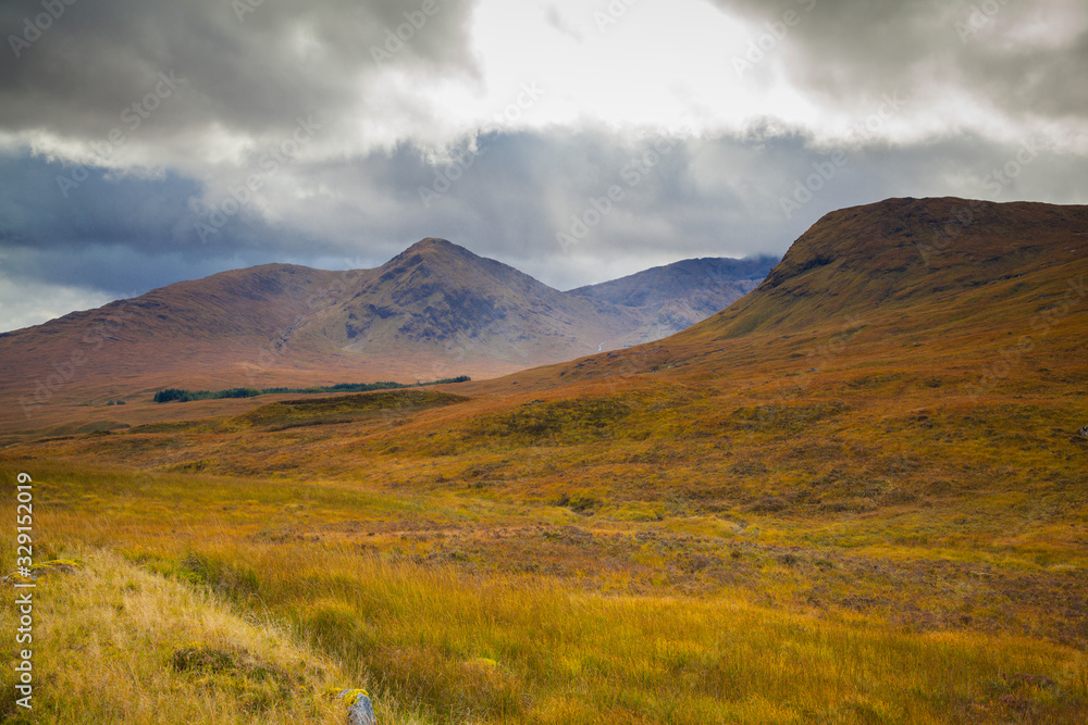 Typical landscape in the Scottish Highlands