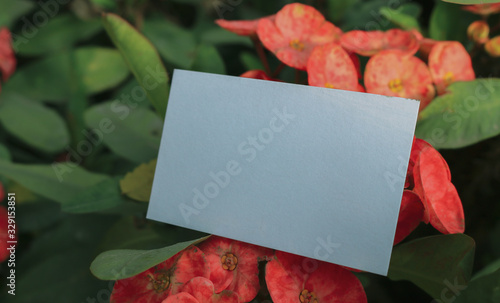 White business card visiting card mockup template