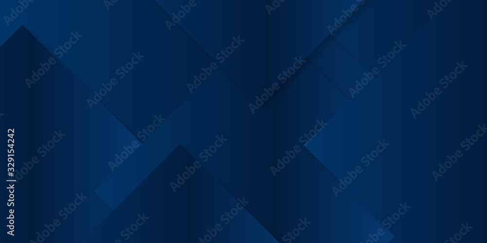 Obraz premium Dark blue modern abstract background. Vector illustration for presentation design, web header, banner and much more