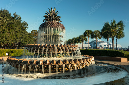 Charleston SC pineapple fountain