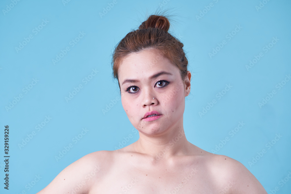 Beauty asian women with variety reaction face Beauty asian women with variety reaction face