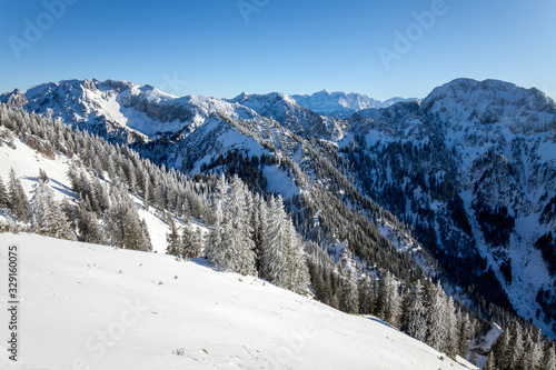 Tegelberg - Schwangau in winter. Bavaria  Germany