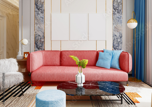 Luxury Modern Living Room, ...