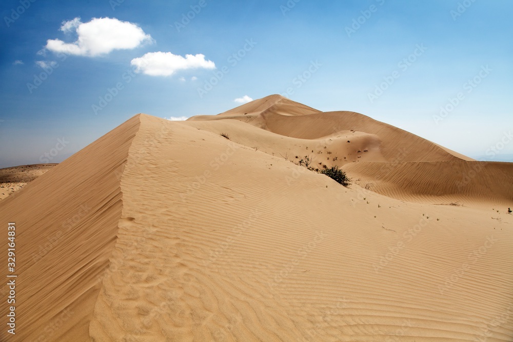 Cerro Blanco sand dune near Nasca or Nazca town in Peru