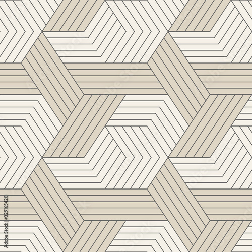 Vector seamless pattern. Seamless pattern with symmetric geometric lines. Repeating geometric tiles. Category Graphic Resources