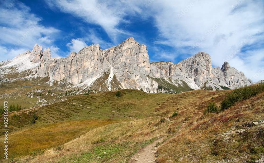 Becco di Mezzodi and Rocheta, Beautiful Alps dolomites