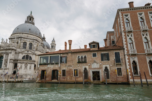 Cathedral of Santa Maria della Salute - the cathedral church in Venice on the Grand Canal