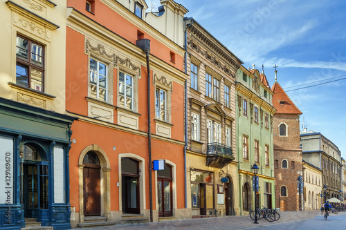 Street in Krakow, Poland © borisb17