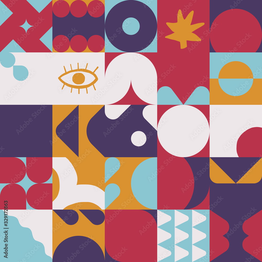 Hand-Drawn Vector Abstract Pattern Design
