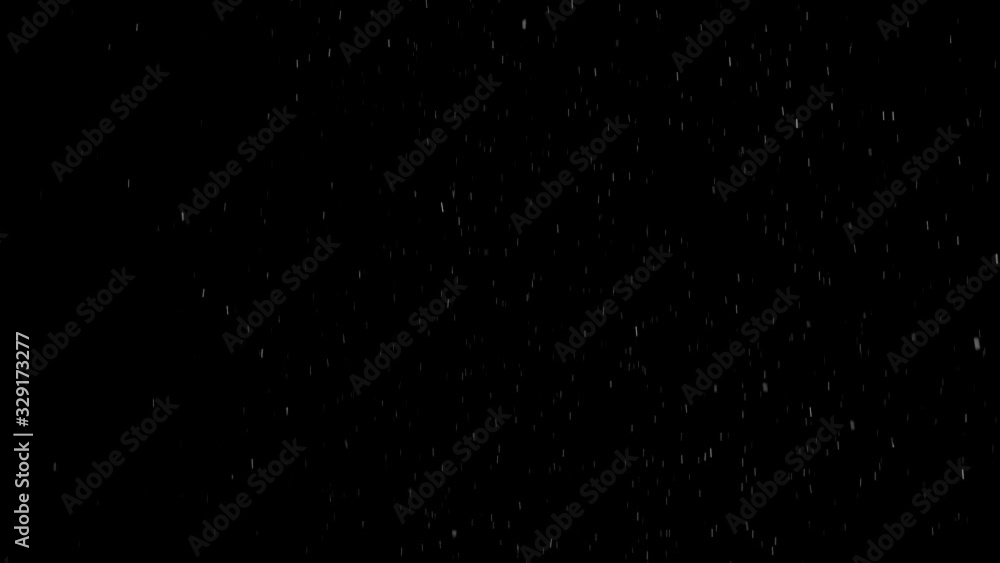 Light droplets of rain, falling in slow motion on an isolated background Light droplets of rain, falling in slow motion on an isolated background