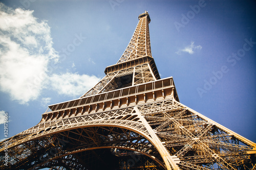 eiffel tower Paris France travel background