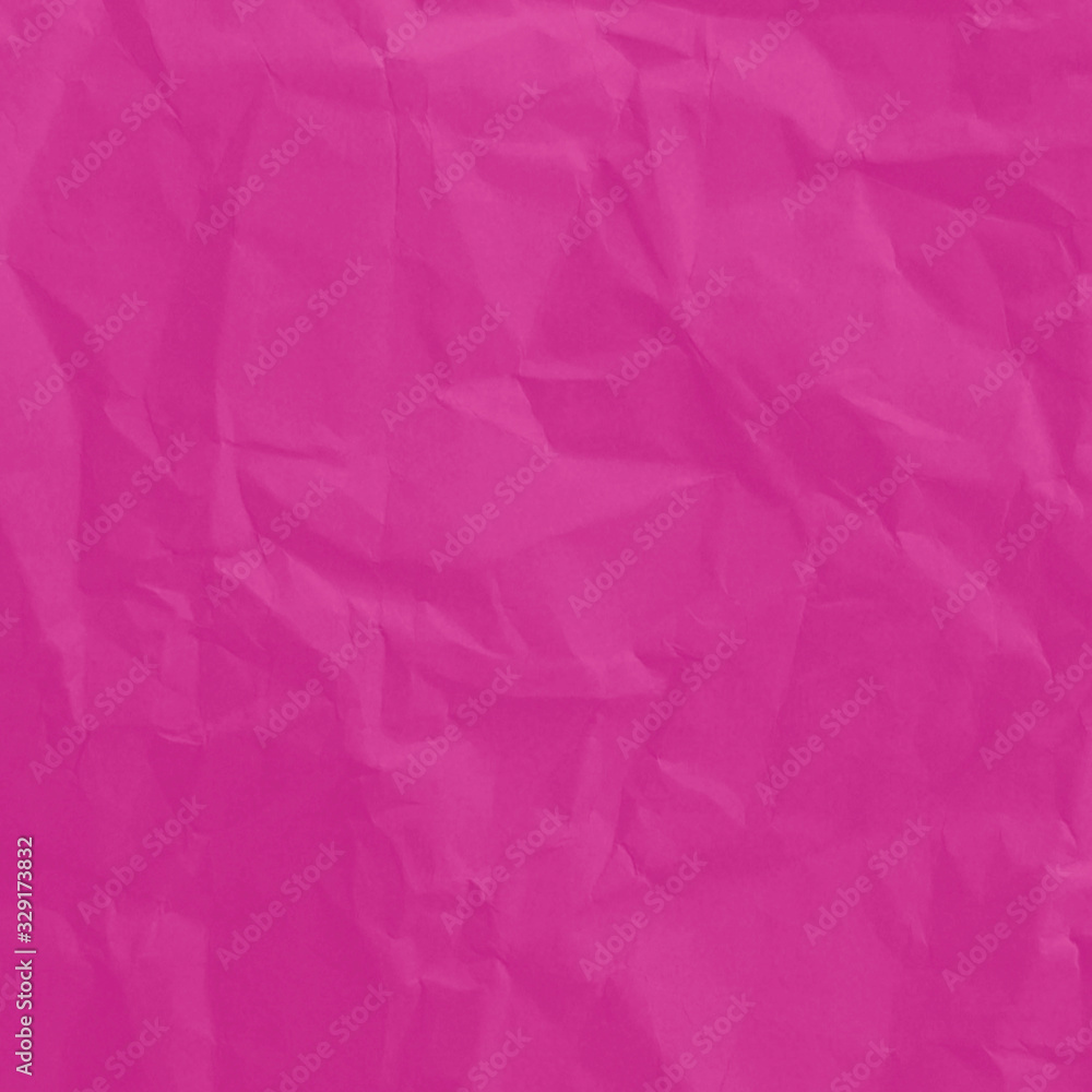 Pink paper. Paper crumpled texture
