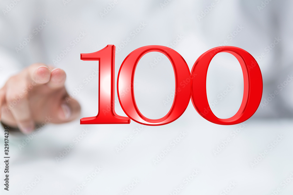 100 Anniversary 3d numbers. Poster template for Celebrating 100 anniversary event party. 100 Anniversary 3d numbers. Poster template for Celebrating 100 anniversary event party.