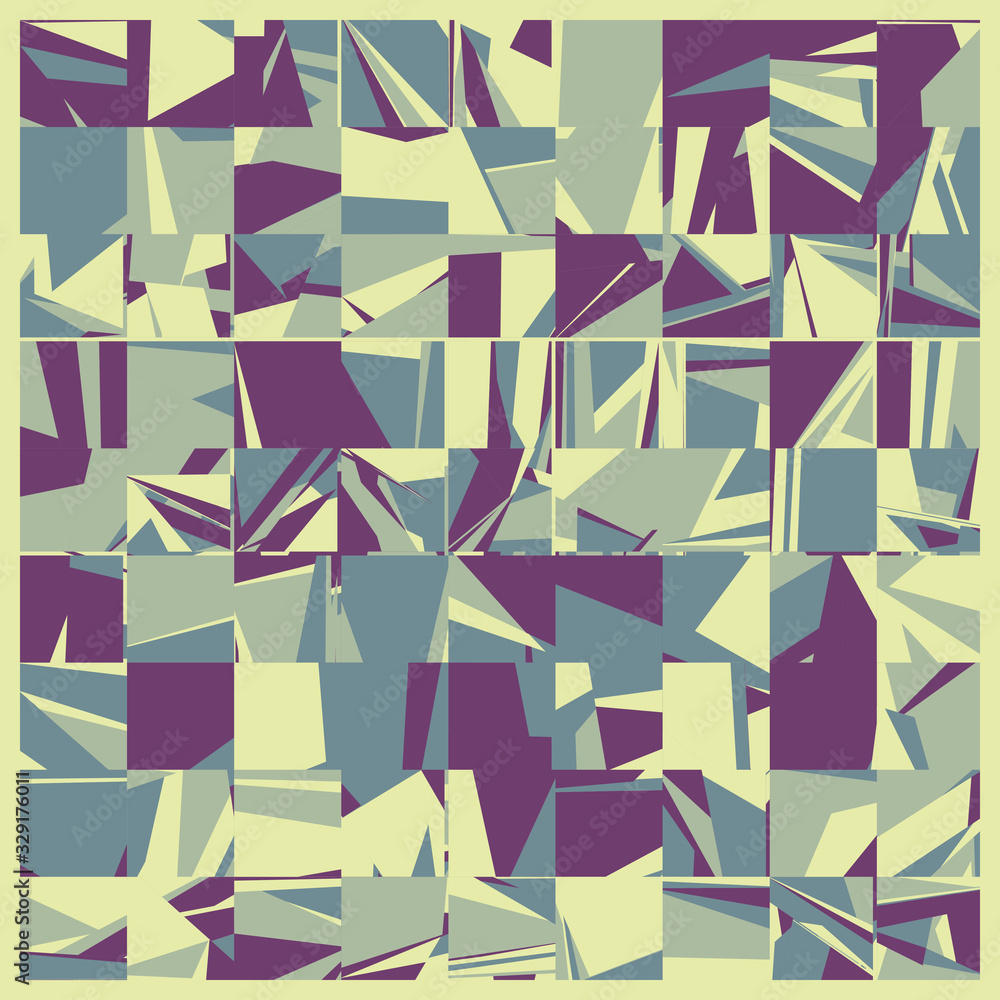 Abstract Random Color Poligones Generative Art background illustration Abstract Random Color Poligones Generative Art background illustration