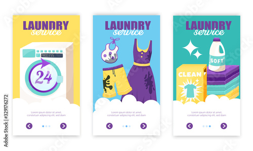 Wash Service Vertical Banners