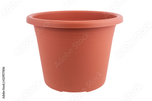 Plastic flower pot