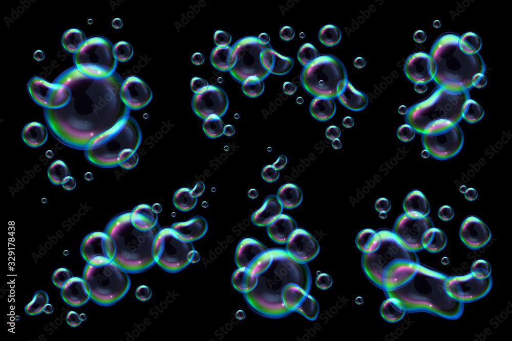 Soap Rainbow Bubbles Set