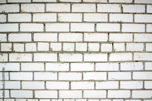 white brick wall close-up, architecture texture