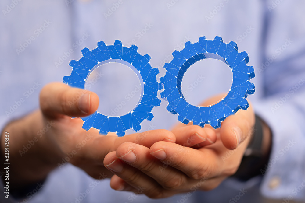 gear Technology setting concept background. gear Technology setting concept background.