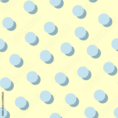 Dots with shadow pattern