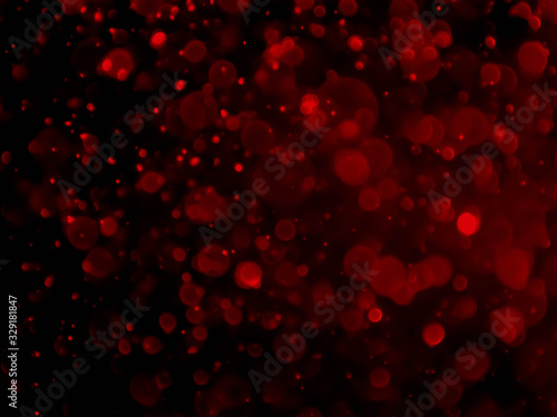 red bokeh background with soft blur bokeh light effect.background bokeh.
