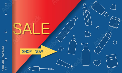 Cosmetics, makeup Sale Shopping Purchase Discount