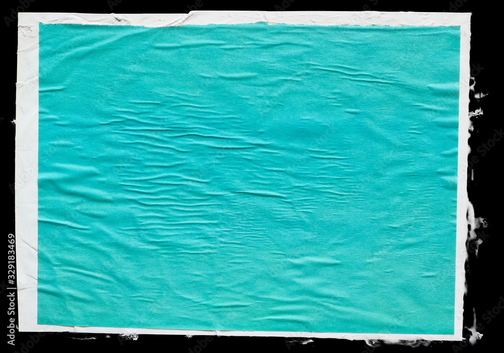 Paper poster mockup. Glued color paper sheet texture background Stock Photo | Adobe Stock