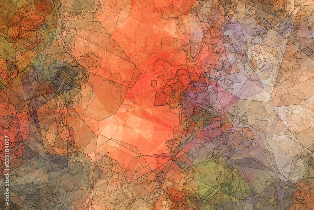 Abstract lines cartoon background. Abstract lines cartoon background.