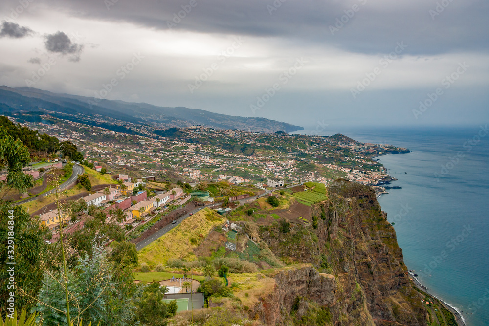 Northern coast of Atlantic coast at Madeira islands