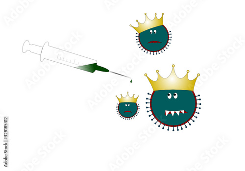Impfung gegen das Corona-Virus (Vektor)