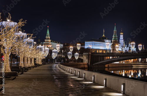 Moscow, Kremlin Embankment, Big Stone Bridge