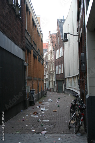 Photography Morning after New Year's Eve in Amsterdam