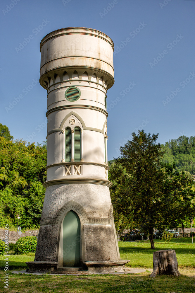 View of old water tower