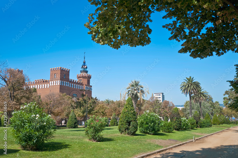 Fototapeta premium Zoology Museum in Barcelona, Spain