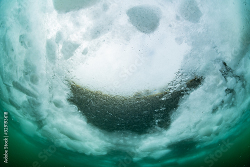 Drift ice diving photo