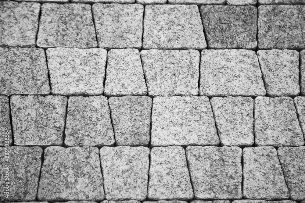 Naklejka premium black and white background, from tiles