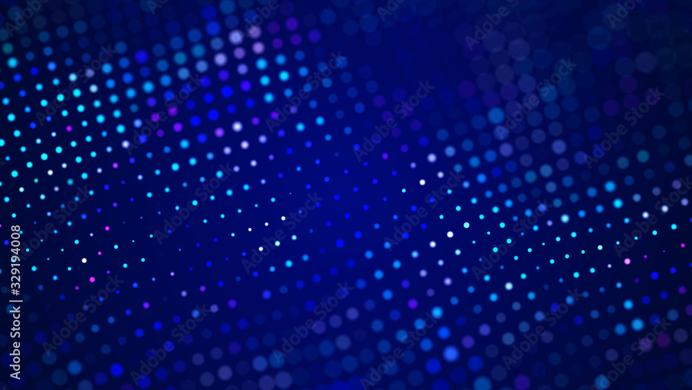 Abstract futuristic blue background. Big data visualization. Digital dynamic wave. 3D rendering. Abstract futuristic blue background. Big data visualization. Digital dynamic wave. 3D rendering.