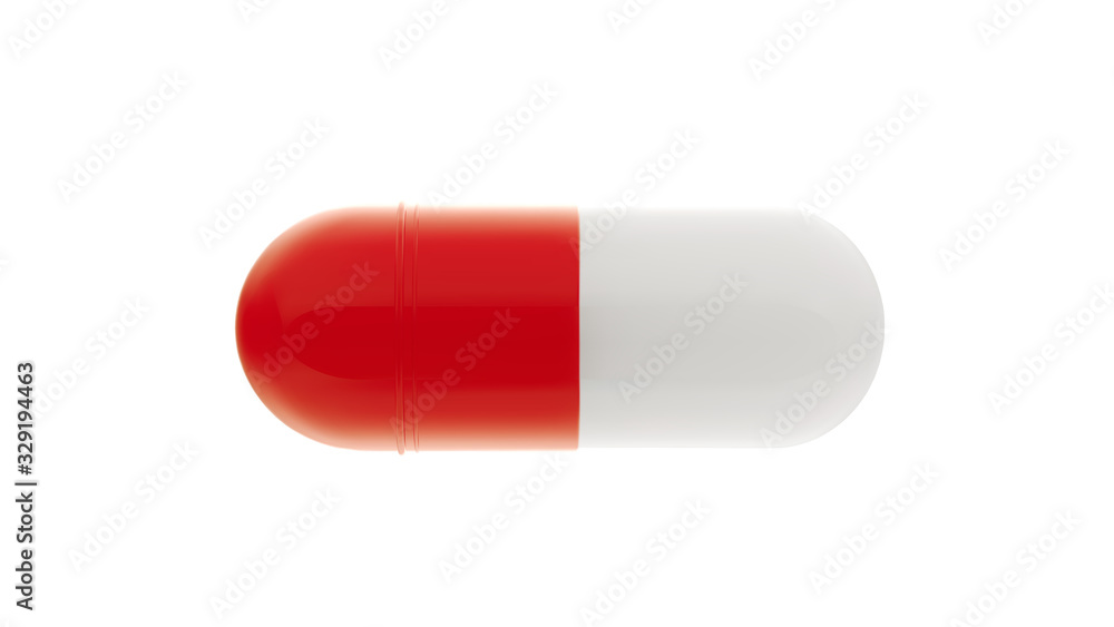 Medicine pill on white background. Capsule pill. Vector illustration. The cure for the virus. Capsule with Vitamins or Bio Supplements. Medicine pill on white background. Capsule pill. Vector illustration. The cure for the virus. Capsule with Vitamins or Bio Supplements.