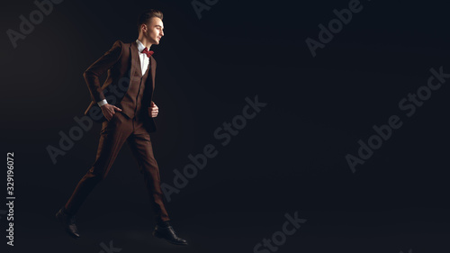 joyful elegant guy © Andrey Kiselev