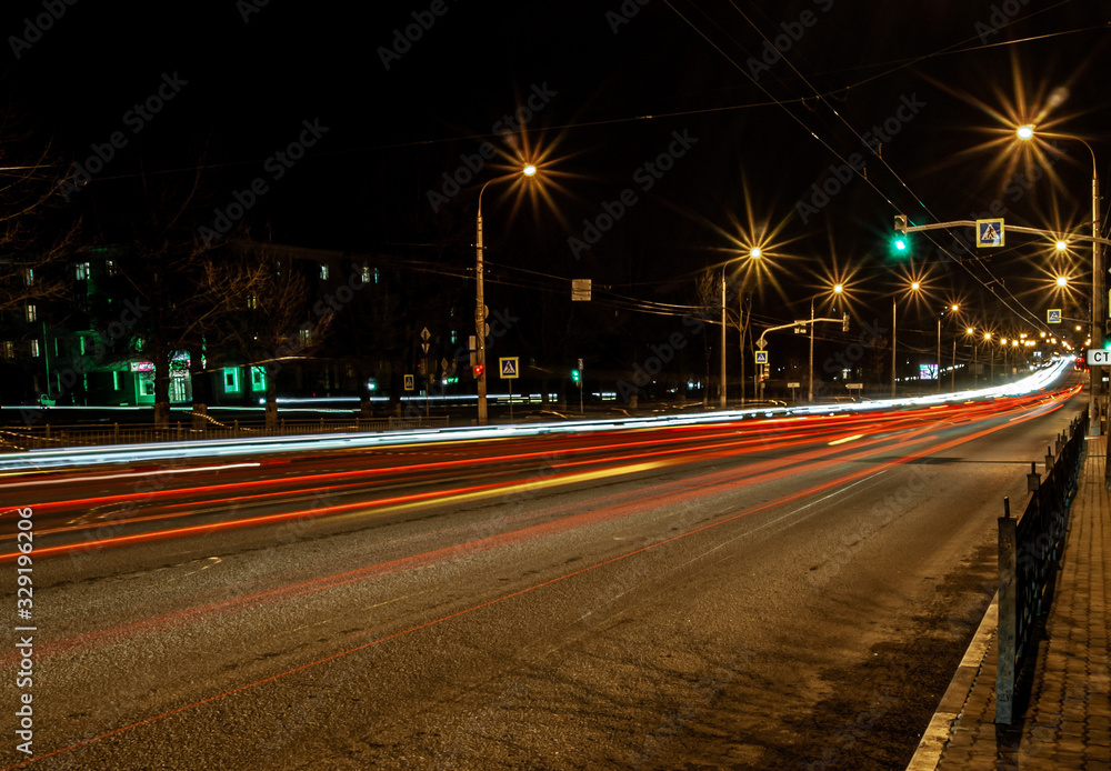  road at night