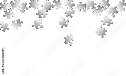 Business mind-breaker jigsaw puzzle metallic 